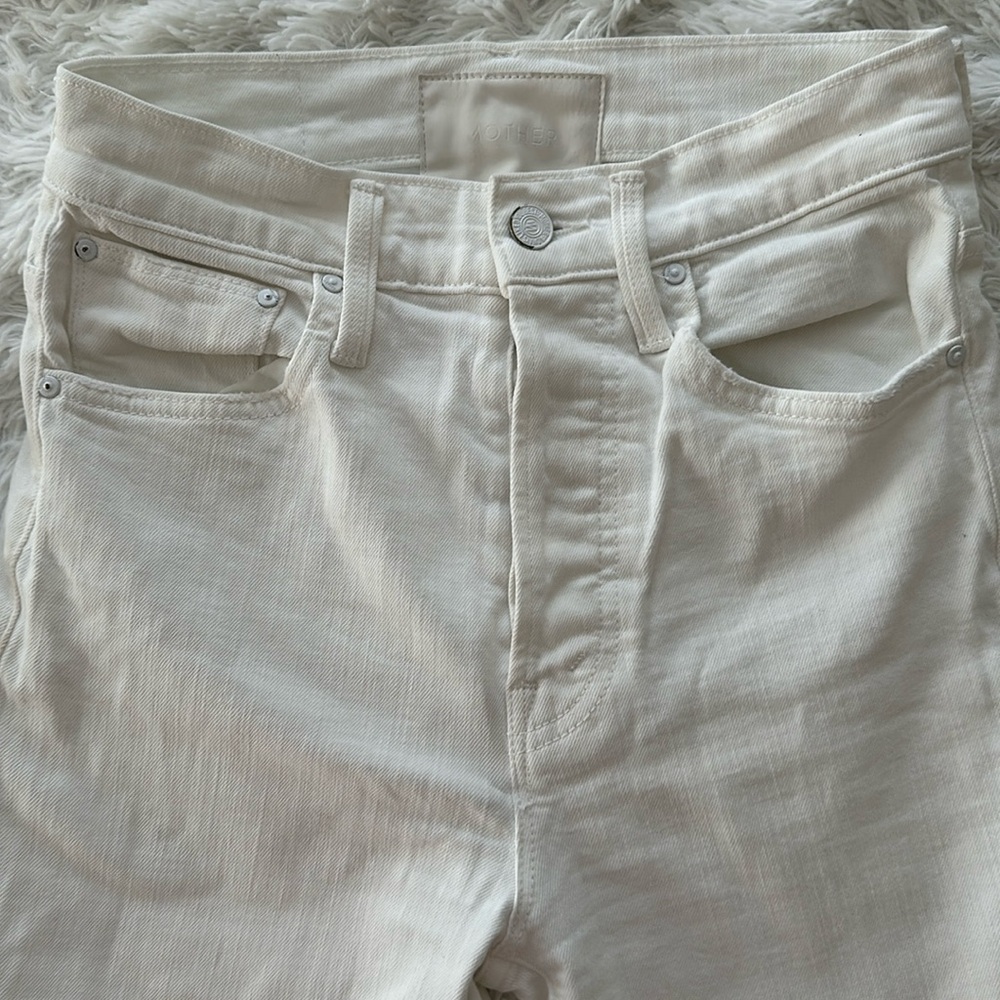 Mother white jeans size 24